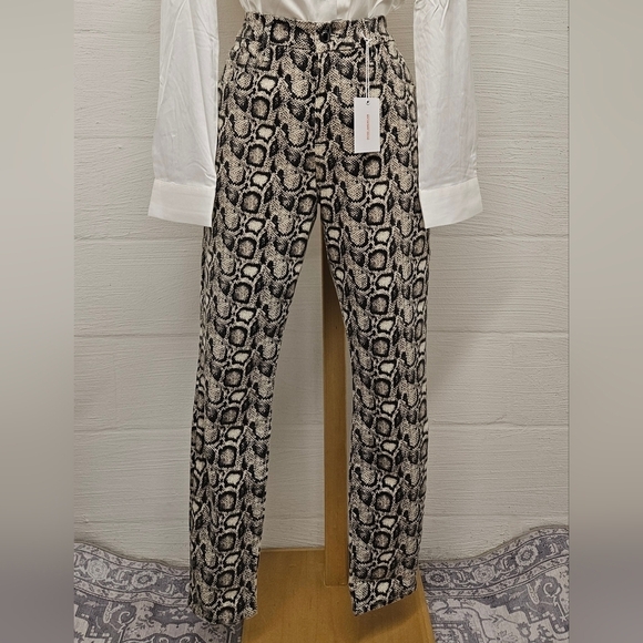 Good American Good Legs High Rise Snakeskin Jeans Sz 12 / 31 NWT - Picture 3 of 12